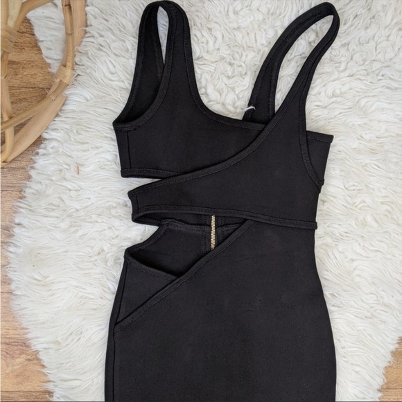 HOUSE OF CB 'Miya' Black Bandage Cut Out Dress NWOT - Picture 6 of 7